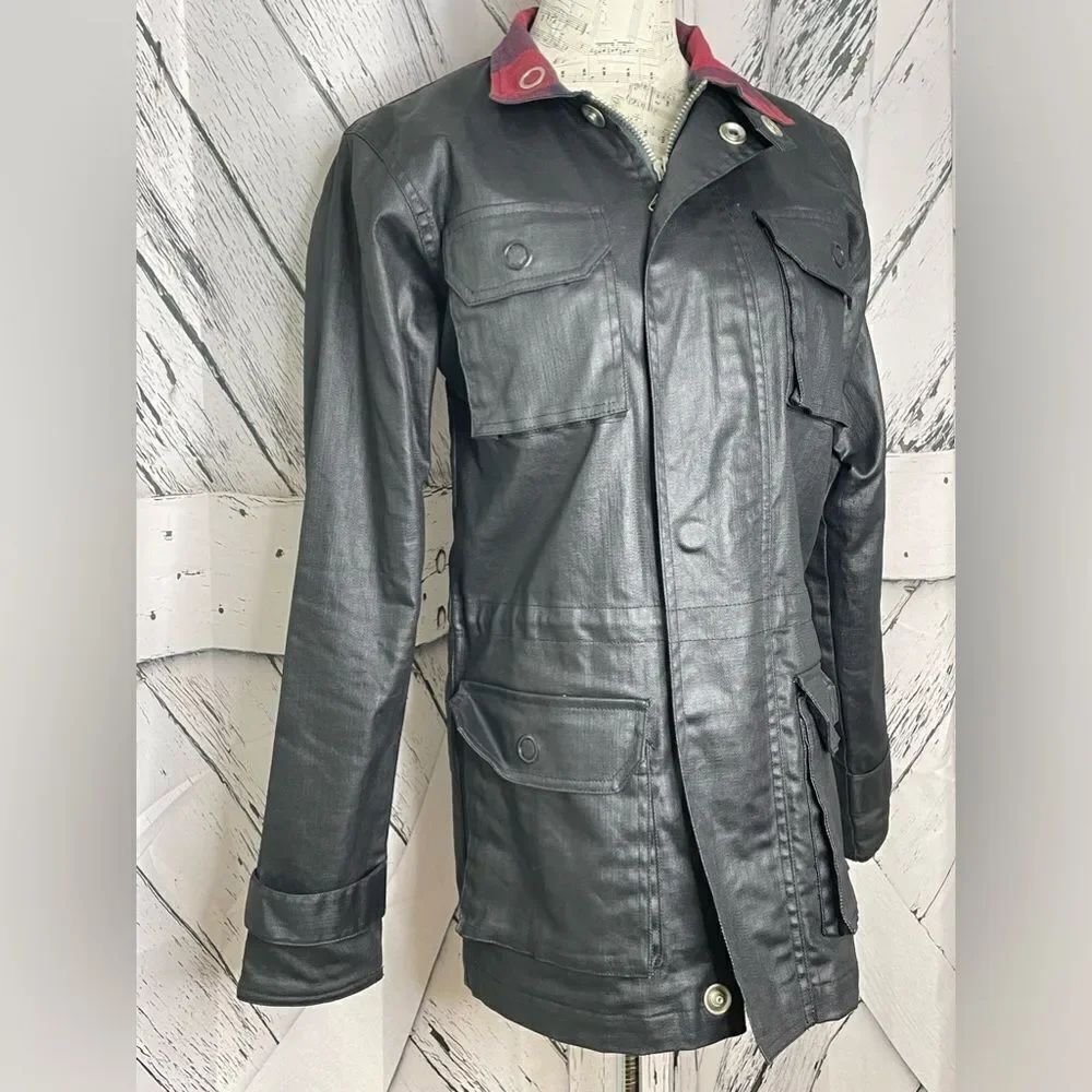 The Smooth Company Coated Canvas Coat Black Small